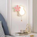 Le Voici Transformé En 6 Mots: Applique Murale Mignonne Chat Rêveur Pastel Chambre
