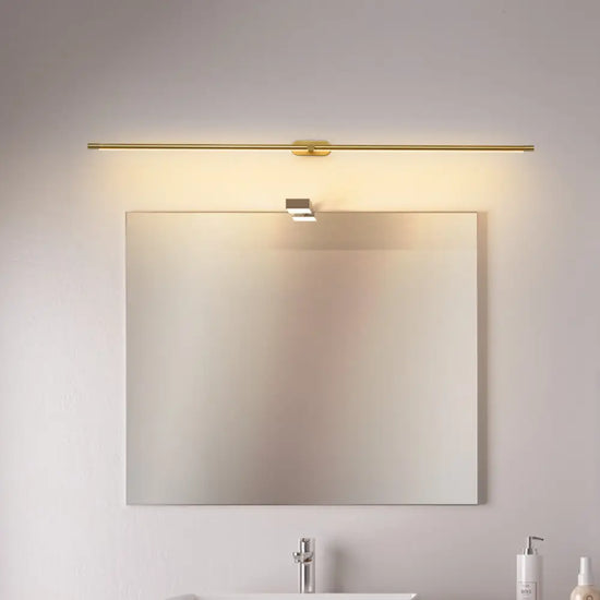Led Applique Murale Miroir Aleena Luminaire Doré