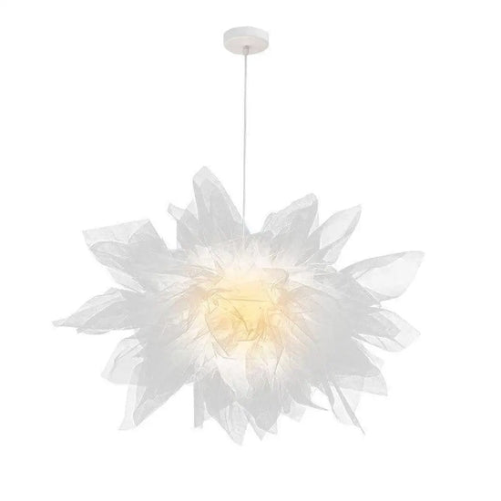 Led Avec Fleur En Tissu Suspendue Luminaire Chambre