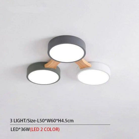 Led Rond Plafonnier Multisegments Botimi D Luminaire Chambre