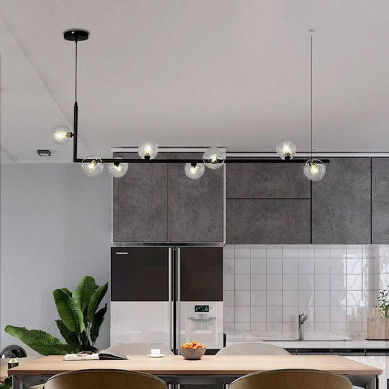 Led Suspendue Métal Design Cuisine Luminaire Doré