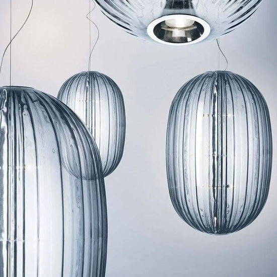 Led Suspension Verre Coloré Design Luminaire Chambre