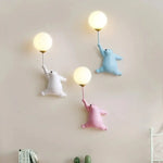 Luminaire bleu chambre bébé