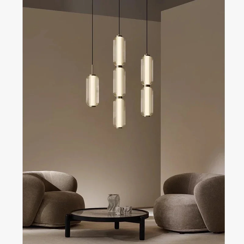lustre américain de luxe en led pour restaurant moderne