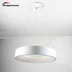 Lustre Anneaux Led Aluminium Design 45Cm / Blanc Froide Luminaire Chambre