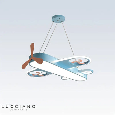 Airplane chandelier for children's bedroom