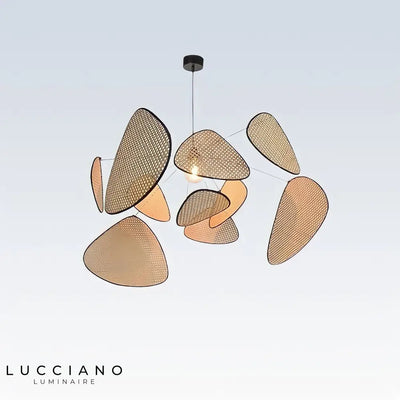Lustre bambou fait main