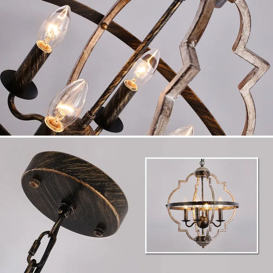 Lustre Bois Ancien