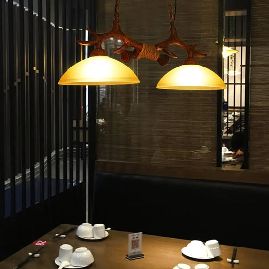 Lustre Bois De Cerf