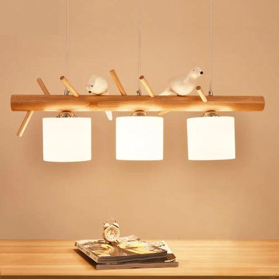 Lustre Bois Massif Rudy