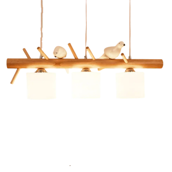 Lustre Bois Massif Rudy