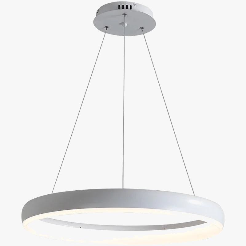 lustre circulaire moderne minimaliste led nordique créatif
