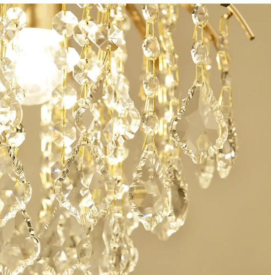 Lustre Cristal Boule Green