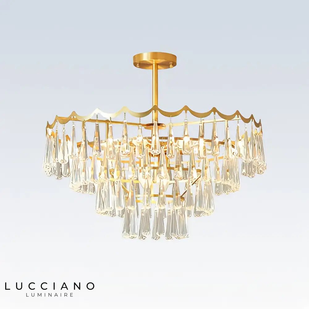 Luxury crystal chandelier | lucciano light fixture