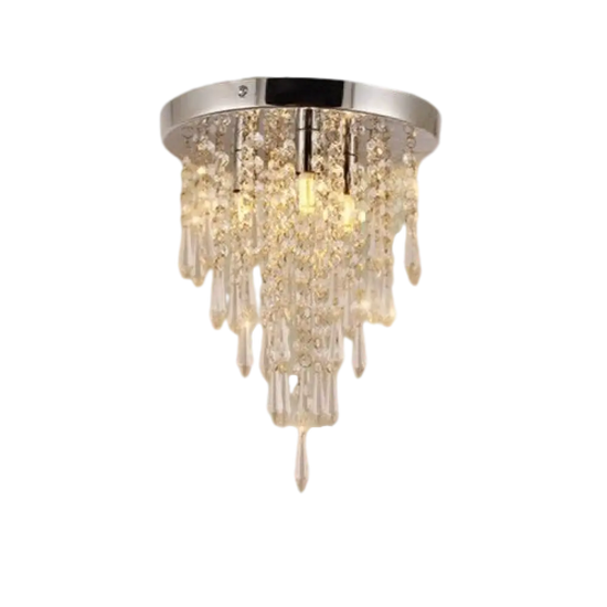 Lustre Cristal Pampilles En Argent Mitchell