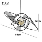 Lustre Design Cercles Entrelacés Luminaire Chambre