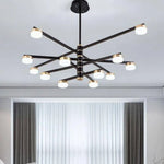 Lustre Design Led Doré Living Luminaire Chambre