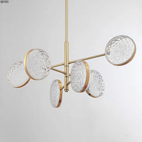 Lustre Doré Luxury À Branches Luminaire