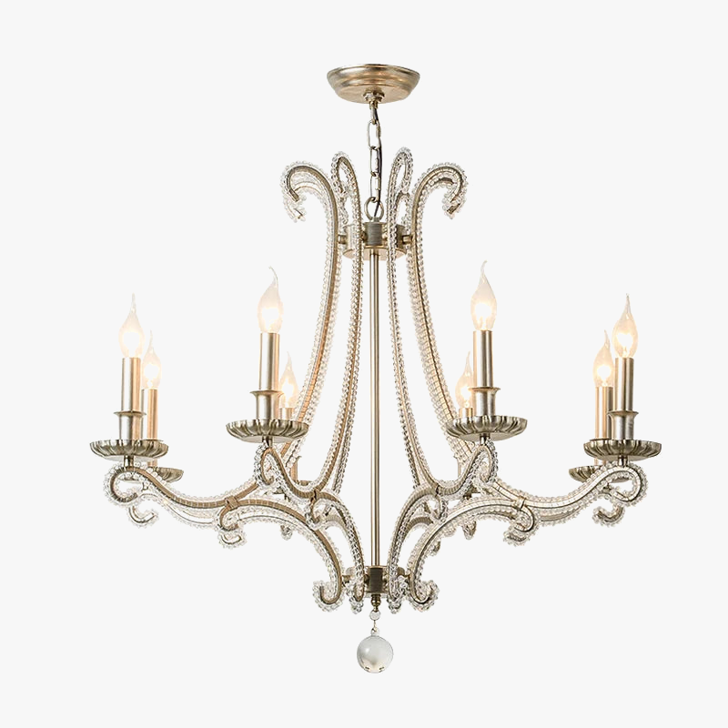 lustre en cristal rétro pour un éclairage tendance intérieur
