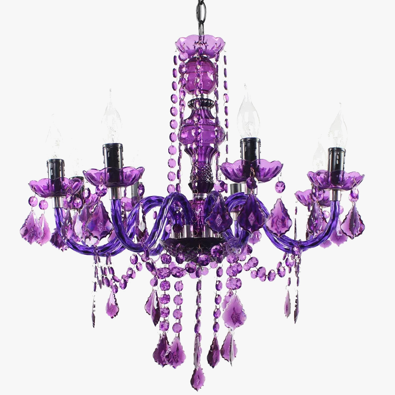 lustre en fer à fleurs colorées pour enfants