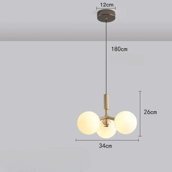 Lustre en Verre Moderne