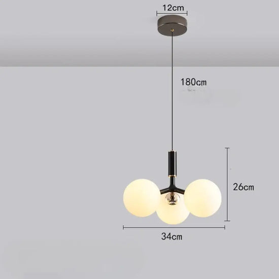 Lustre en Verre Moderne