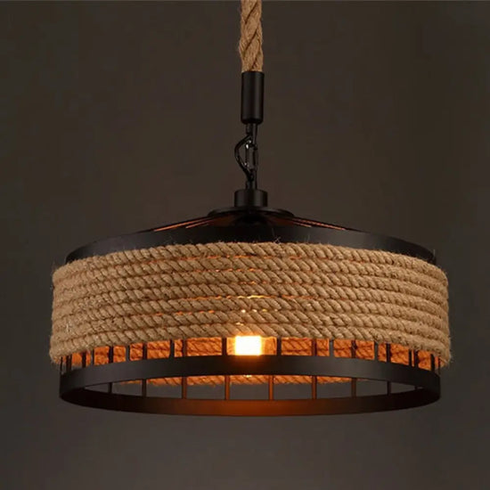 Lustre Industriel Corde Rogers