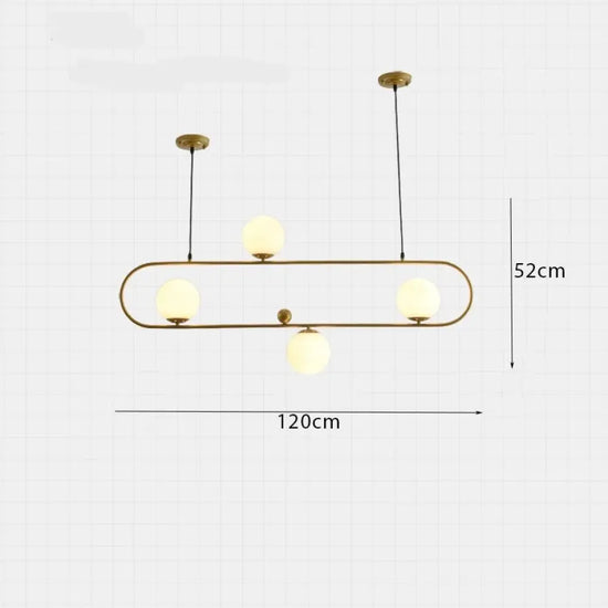 Lustre Industriel Rectangulaire Rivera