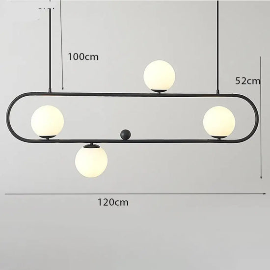 Lustre Industriel Rectangulaire Rivera