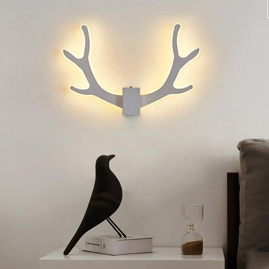 Lustre Led Bois Élégant Design Scandinave Applique Murale Chambre