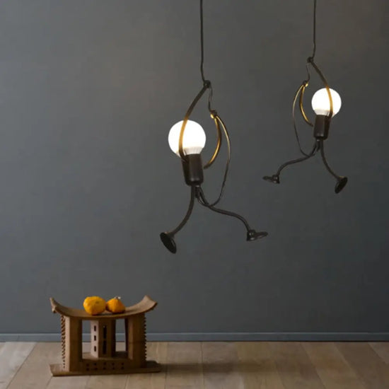 Lustre Led Bonhomme Suspendu Human Luminaire Chambre