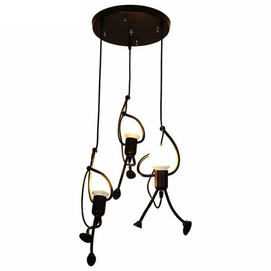 Lustre Led Bonhomme Suspendu Human Luminaire Chambre