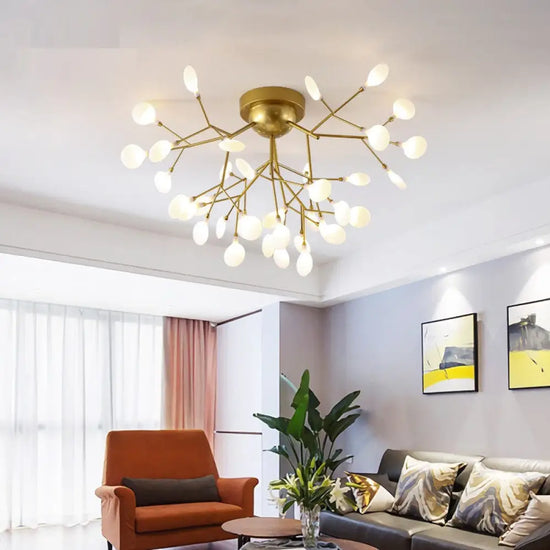 Lustre Led Branché Shanna Moderne Luminaire Chambre
