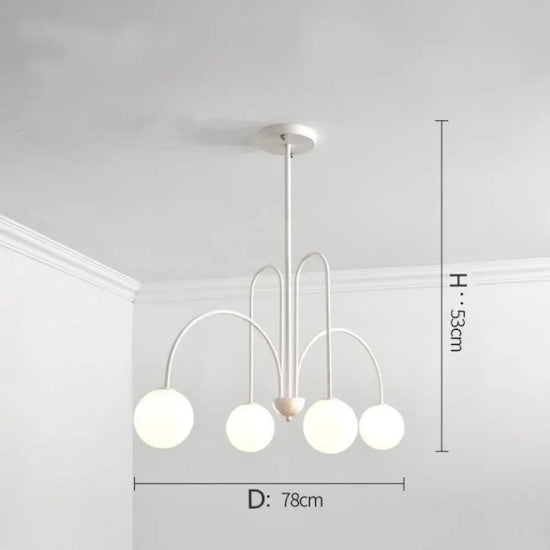 Lustre Led Branches Dorées Design Luminaire Chambre
