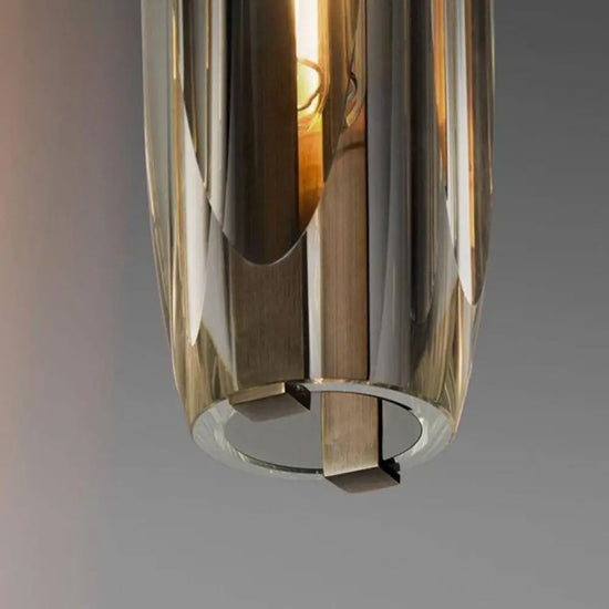 Lustre Led Cristal Allongé Luminaire Chambre