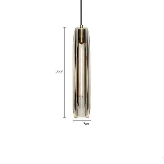 Lustre Led Cristal Allongé Luminaire Chambre