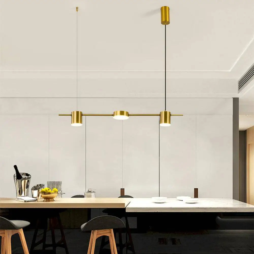 Lustre LED Design en Métal Luxueux