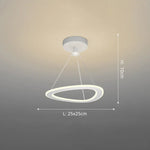 Lustre Led Design Formes Originales Blanc - D / Chaude Luminaire Chambre