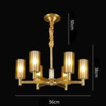 Lustre Led Design Métal Doré 56 X 38Cm Luminaire Chambre