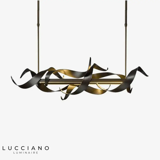 Lustre Led Design Métal Luxury Luminaire Doré