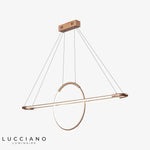 Lustre Led Design Nefta Suspendu Doré / Chaude Luminaire Doré