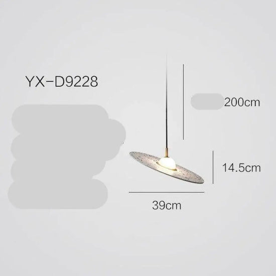 Lustre Led Disque Marbre Coloré Blanc / Froide Luminaire Chambre