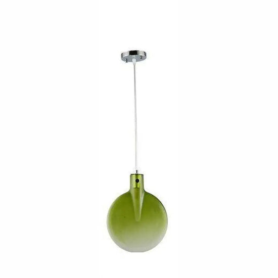 Lustre Led En Verre Coloré Paddle Vert Luminaire Chambre