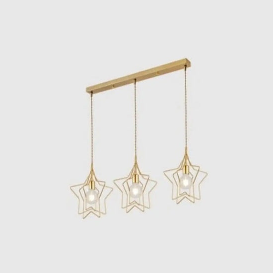 Lustre Led Formes Géométriques Yria B Luminaire Chambre
