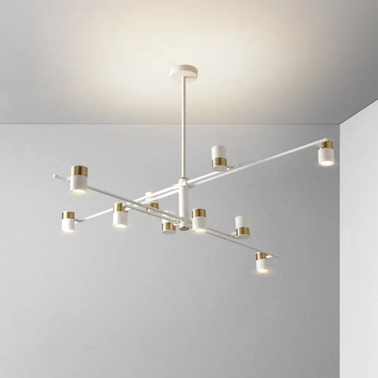 Lustre Led Métal Caeli Spots Rotatifs Luminaire Chambre