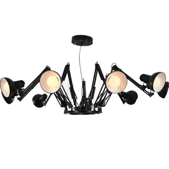 Lustre Led Métal Style Industriel Luminaire Chambre