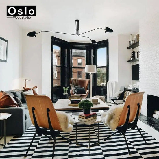 Lustre Led Rétro À Abat-Jours Multiples Luminaire Chambre