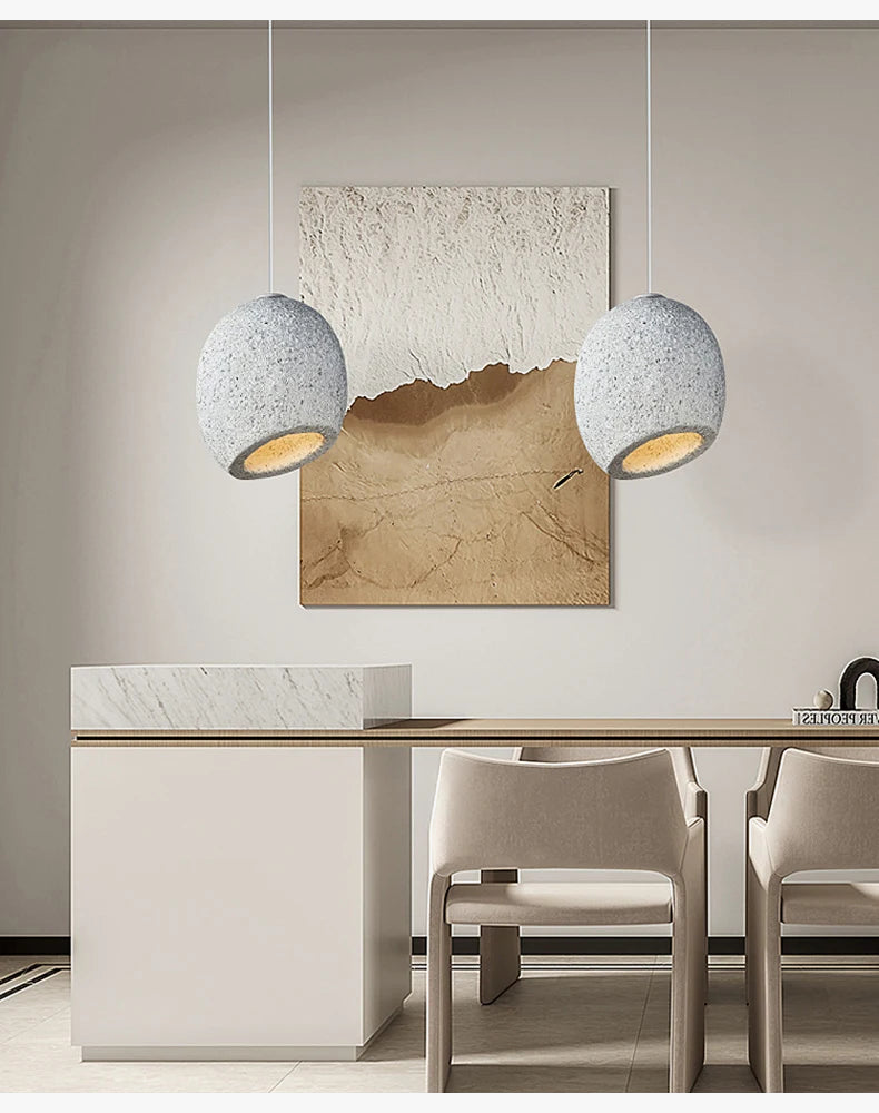 lustre led style wabi sabi nordique pour café et restaurant