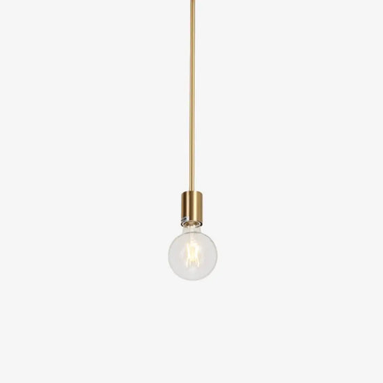 Lustre Led Tubes Dorés Design 1 Lampe Luminaire Doré