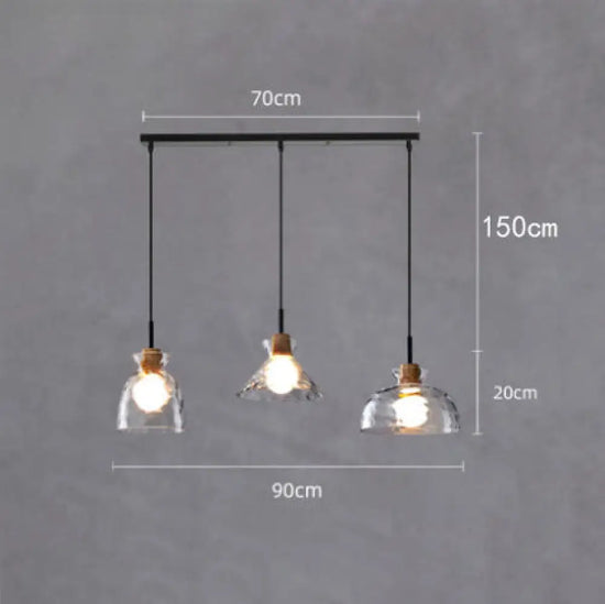 Lustre Moderne Abat-Jour Verre Dante D Luminaire Chambre